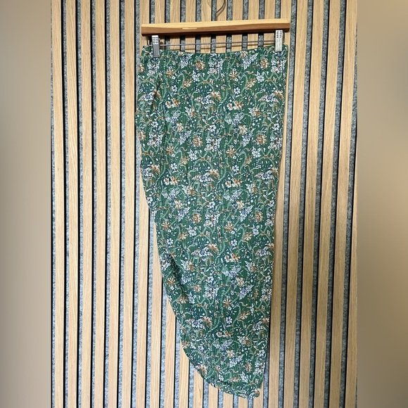 Veronica Beard Skirt - Hazel Ruffle Asymmetrical - Dark Seafoam Multi - Picture 4 of 7